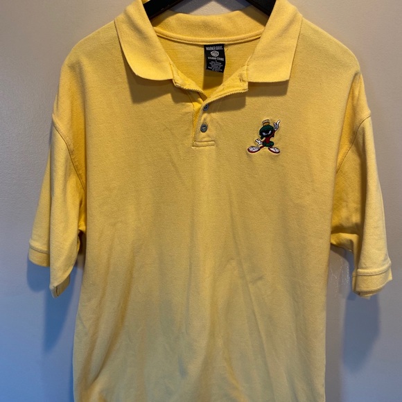 Looney tunes polo large yellow - Picture 1 of 9